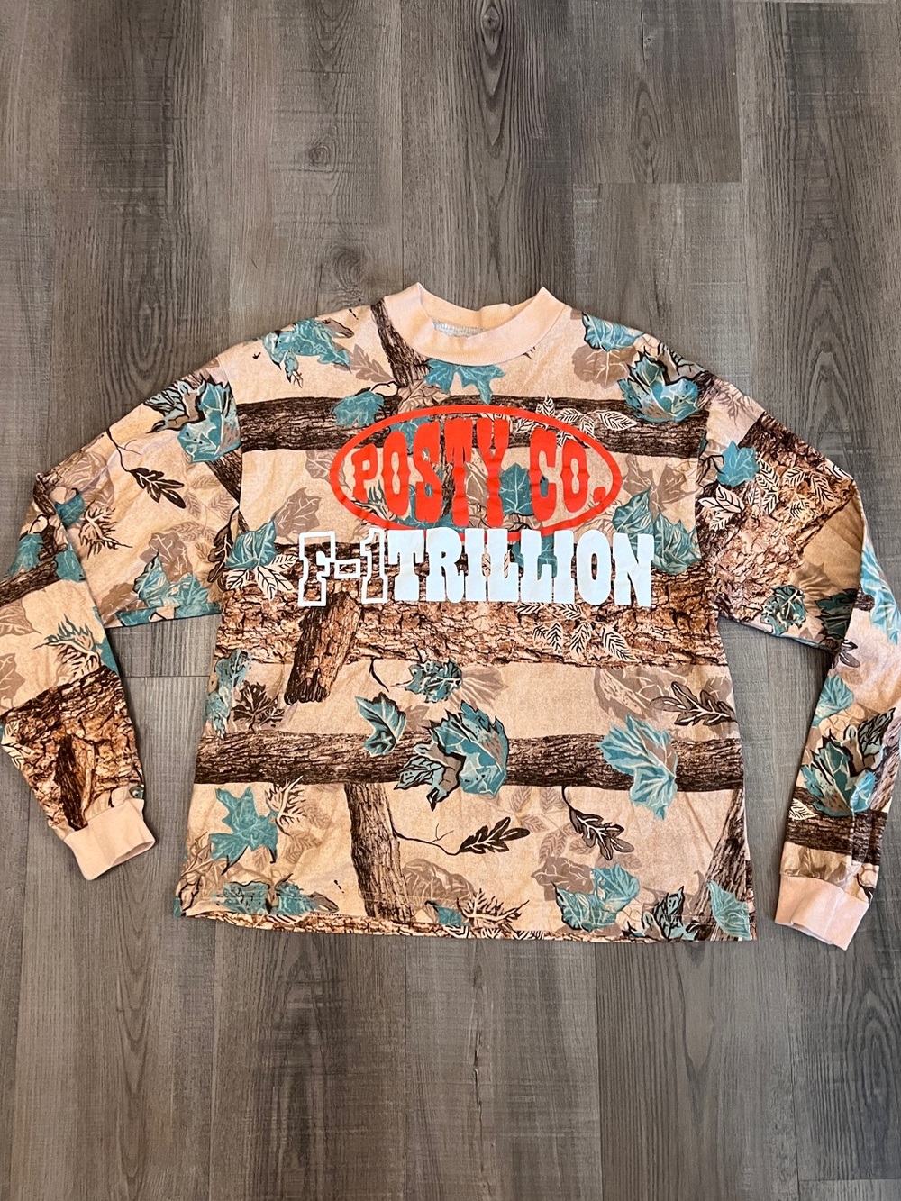 Post Malone Posty Co. F-1 TRILLION CAMO LONG SLEEVE